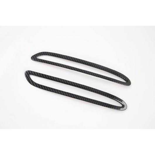 適用: メルセデス・ベンツ CLA-クラス C118 CLA180 200 250 2019-2021 リア リフレクター フォグライト ランプ カバー トリム ベゼル フレーム スタイリング ガーニッシュ カーボン調 AL-QQ-3191 AL Exterior parts for cars