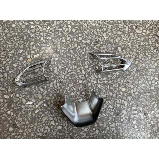 適用: トヨタ ヤリス ヴィッツ クロス XP210 2020 2021 ABS クローム ステアリング ホイール パネル カバー ベゼル トリム バッジ モールディング ガーニッシュ シルバー AL-QQ-3240 AL Interior parts for cars