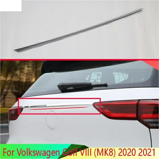 適用: フォルクスワーゲン/VOLKSWAGEN ゴルフ VIII MK8 2020 2021 ABS クローム リア ブーツ ドア トランク メンバー カバー トリム テールゲート ガーニッシュ AL-QQ-3271 AL Exterior parts for cars
