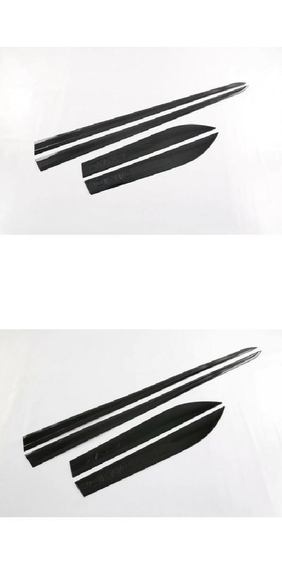 適用: ホンダ シビック 11世代 FE/FL 2021-2023 カーボンファイバー調 サイド ドア ボディ モールディング モールディング トリム カーボン調・ピアノブラック AL-QQ-3547 AL Exterior parts for cars｜オートパーツエージェンシー
