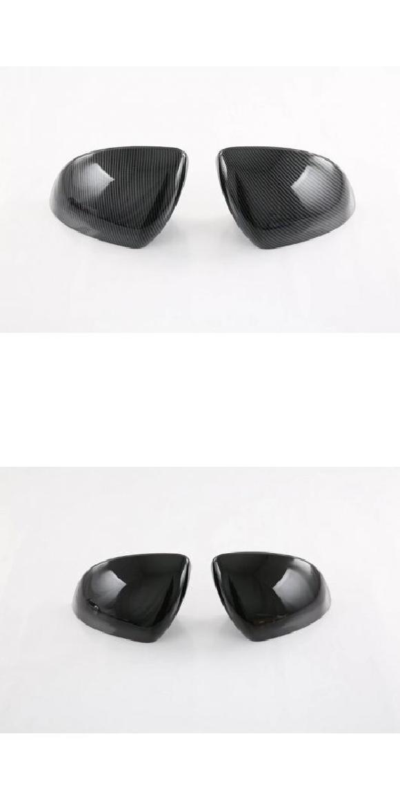適用: メルセデス・ベンツ C-クラス W206 C180 C200 C300 2022 2023 カーボンファイバー調 ドア サイド ミラー カバー トリム リア ビュー キャップ オーバーレイ カーボン調・ピアノブラック AL-QQ-3576 AL Exterior parts for cars