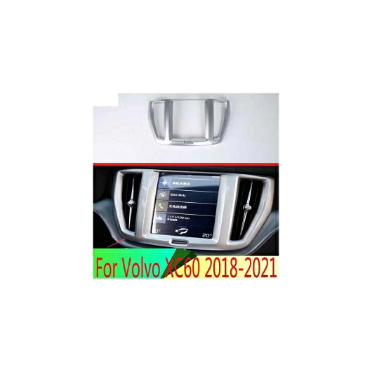 適用: ボルボ/VOLVO XC60 2018-2021 ABS クローム ボックス ステッカー ナビゲーション スイッチ パネル AL-QQ-3802 AL Car parts