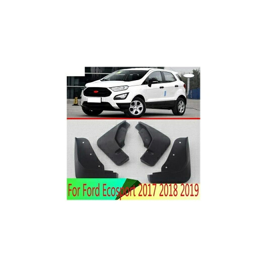 ABS マッドフラップ マッド フラップ フロント リア マッドガード フェンダー 適用: フォード/FORD エコスポーツ 2017 2018 2019 スプラッシュ ガード パーツ アクセサリー AL-QQ-3807 AL Car parts