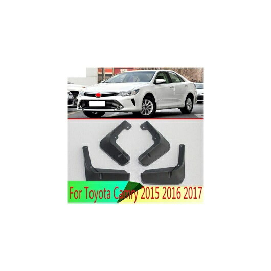 4ピース 適用: トヨタ カムリ 2015 2016 2017 マッドフラップ スプラッシュ ガード マッド フラップ フロント リア マッドガード フェンダー アクセサリー AL-QQ-3808 AL Car parts