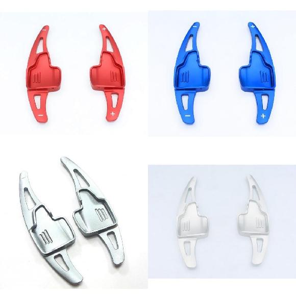 適用: フォード/FORD エコスポーツ 2018 2019 2020 アルミニウム 合金 ステアリング ホイール シフト パドル エクステンション レッド～シルバー AL-QQ-4543 AL Interior parts cars