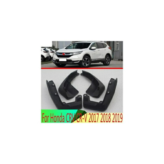 適用: ホンダ CRV CR-V 2017 2018 2019 4ピース マッド フラップ フロント リア フェンダー フレア スプラッシュ ガード マッドガード AL-QQ-4235 AL Exterior parts for cars｜オートパーツエージェンシー