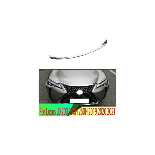 適用: レクサス UX200 250H 260H 2019-2021 ABS クローム フロント フード ボンネット グリル グリル バンパー リップ メッシュ トリム カバー モールディング AL-QQ-4372 AL Exterior parts for cars