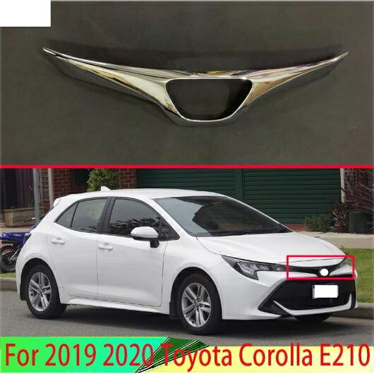 適用: 2019 2020 トヨタ カローラ E210 スポーツ ハッチバック オーリス ABS クローム フロント センター メッシュ グリル グリル カバー ラジエーター ストリップ トリム AL-QQ-4700 AL Exterior parts for cars
