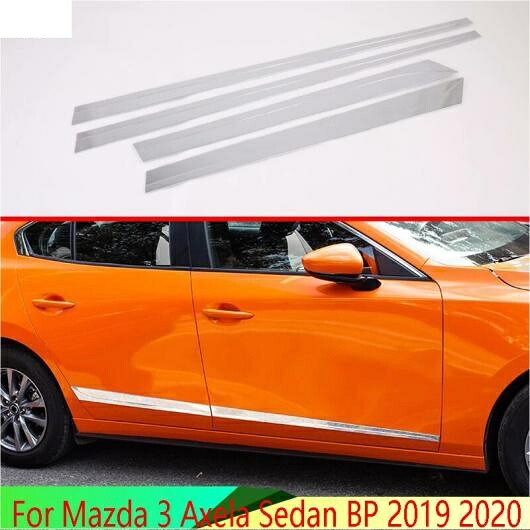 適用: MAZDA3 アクセラ セダン BP 2019 2020 ABS クローム サイド ドア ボディ モールディング モールディング トリム AL-QQ-4791 AL Exterior parts for cars|オートパーツエージェンシー