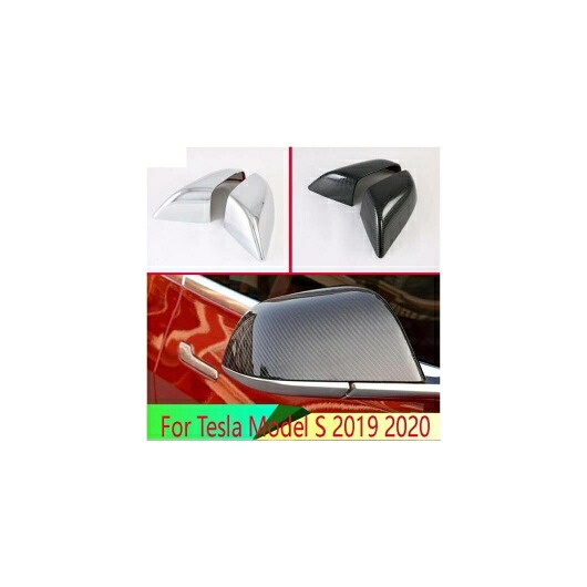 適用: テスラ/TESLA モデル S 2019-2022 ドア サイド ミラー カバー トリム リア ビュー キャップ オーバーレイ モールディング ガーニッシュ AL-QQ-4803 AL Exterior parts for cars|オートパーツエージェンシー