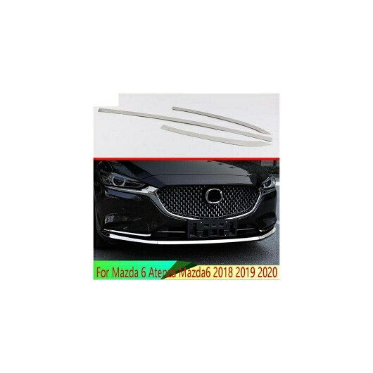 適用: MAZDA6 アテンザ MAZDA6 2018 2019 2020 ステンレス スチール バンパー スキッド プロテクター ガード プレート アクセサリー AL-QQ-4915 AL Exterior parts for cars