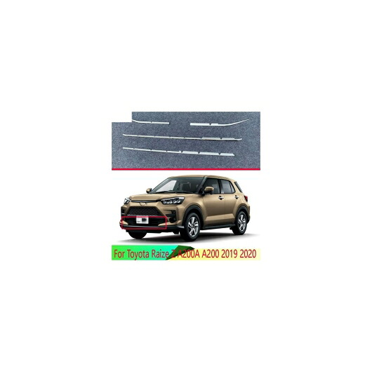 適用: トヨタ ライズ Z A200A A200 2019 2020 ABS クローム フロント センター メッシュ グリル グリル カバー ラジエーター ストリップ トリム 装飾 AL-QQ-4980 AL Exterior parts for cars
