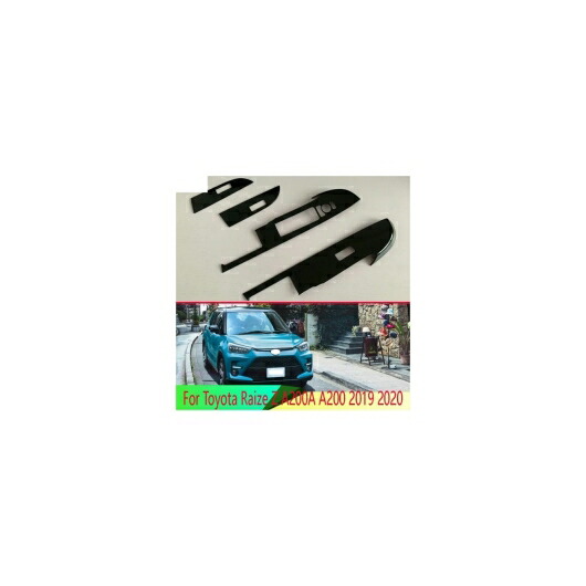 適用: トヨタ ライズ Z A200A A200 2019 2020 右ハンドル ドア ウインドウ アームレスト カバー スイッチ パネル トリム モールディング ガーニッシュ AL-QQ-5003 AL Interior parts for cars