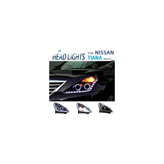 LED ヘッドライト 適用: 日産 ティアナ ティアナ ヘッドランプ 2008-2012 ヘッドライト LED DRL ランニング ライト ハイ ロー ビーム AL-QQ-5024 AL Car parts