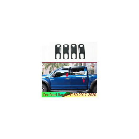 適用: フォード/FORD ラプター F150 2017-2020 ABS クローム ドア ハンドル ボウル カバー カップ トリム キャッチ モールディング ガーニッシュ AL-QQ-5113 AL Exterior parts cars