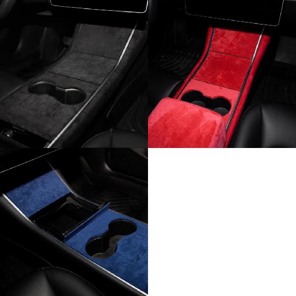 適用: テスラ/TESLA モデル 3 2017 2018 2019 2020 インテリア センター コンソール パネル 装飾 カバー モールディング ステッカー トリム ブラック～ブルー AL-QQ-5215 AL Interior parts for cars