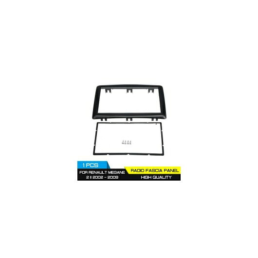 2 DIN ラジオ ダッシュ CD トリム プレート パネル フレーム 適用: ルノー/RENAULT メガーヌ 2 II 2002 2003 2004 2005 2006 2007-2009 AL-QQ-5392 AL Interior parts for cars