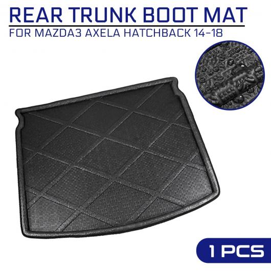 適用: MAZDA3 アクセラ ハッチバック 2014 2015 2016 2017 2018 フロア マット カーペット リア トランク 汚れ防止 カバー AL-QQ-5577 AL Interior parts for cars