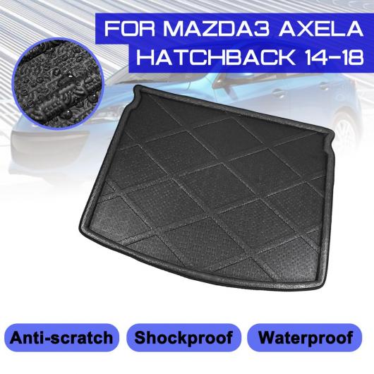 適用: MAZDA3 アクセラ ハッチバック 2014 2015 2016 2017 2018 フロア マット カーペット リア トランク 汚れ防止 カバー AL-QQ-5582 AL Interior parts for cars