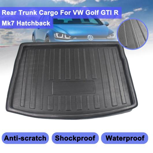 適用: VW ゴルフ GTI R MK7 ハッチバック 2013 2014 2015 2016-2018 カーゴ ライナー ブーツ トレイ リア トランク カバー マット マット フロア カーペット キック パッド AL-QQ-5614 AL Interior parts for cars