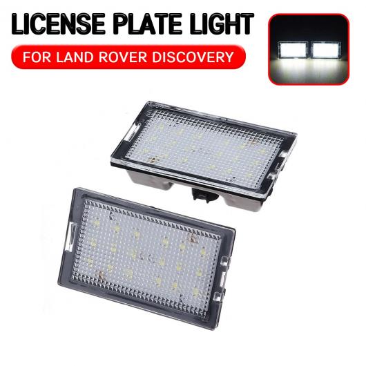2ピース LED ナンバープレート ライト 適用: ランド ローバー/ROVER ディスカバリー LR3 LR4 フリーランダー 2 レンジ ローバー/ROVER スポーツ プレート ライト ランプ AL-QQ-6119 AL Car parts