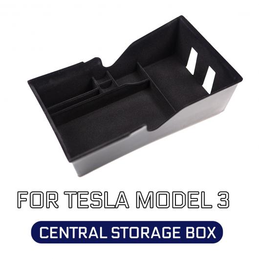 セントラル ストレージ ボックス インテリア アクセサリー 適用: テスラ/TESLA モデル 3 2017 2018 2019 収納 センター コンソール フロッキング オーガナイザー AL-QQ-6731 AL Interior parts for cars|オートパーツエージェンシー