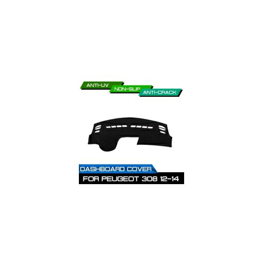ダッシュボード マット 汚れ防止 滑り止め 適用: プジョー/PEUGEOT 308 2012 2013 2014 ダッシュ カバー マット UV 保護 シェード AL-QQ-6896 AL Interior parts for cars
