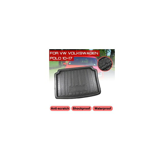 フロア マット カーペット 適用: VW フォルクスワーゲン/VOLKSWAGEN ポロ 2010-2017 リア トランク 汚れ防止 カバー AL-QQ-7026 AL Interior parts for cars