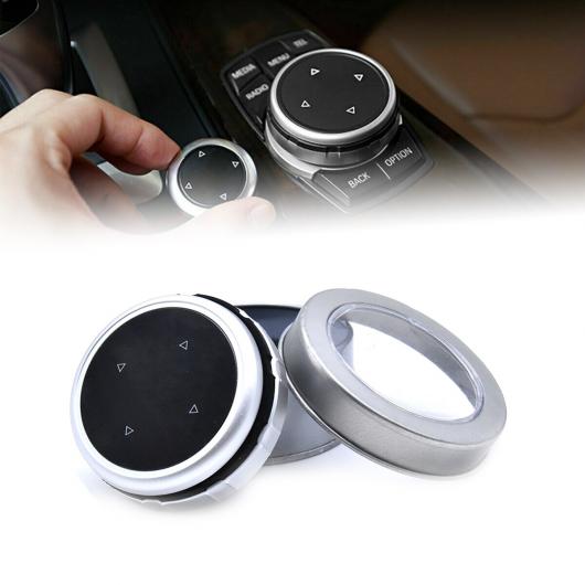 ALマルチメディアボタンカバーインテリアノブフレームトリム適用:BMWF10F20F30NBTコントローラーiDriveボタンAL-QQ-7273