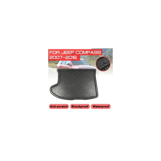 フロア マット カーペット 適用: ジープ/JEEP コンパス 2007 2008 2009 2010-2016 リア トランク 汚れ防止 カバー AL-QQ-7031 AL Interior parts for cars｜オートパーツエージェンシー 8,662円