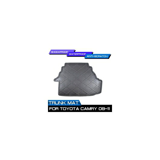 フロア マット カーペット 適用: トヨタ カムリ 2009 2010 2011 リア トランク 汚れ防止 カバー AL-QQ-7039 AL Interior parts for cars