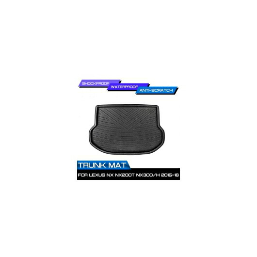 リア トランク マット フロア トレイ カーペット 適用: レクサス NX NX200T NX300H NX300 2015-2018 マッド キック パッド カーゴ ブーツ ライナー EVA AL-QQ-7449 AL Car parts