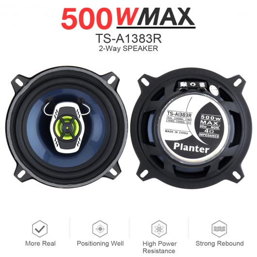 5インチ 500W 2 ウェイ 同軸 オート オーディオ ミュージック ステレオ フル レンジ 周波数 Hi-Fi スピーカー AL-RR-5403 AL Car parts