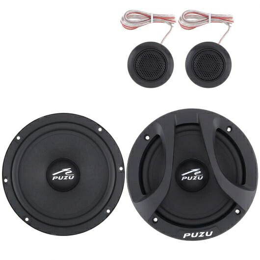 2ピース 6.5インチ 180W 同軸 ツイーター フル レンジ 周波数 ステレオ スピーカー 周波数 ドライバー AL-RR-5421 AL Car parts