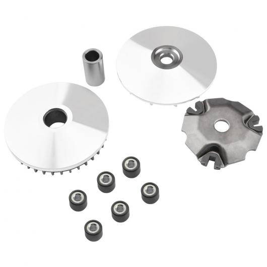 オートバイ トランスミッション フロント クラッチ プーリー プーリー クラッチ キット 適用: ホンダ ビート POP ビート FI ESP VARIO 110 FI ESP K44 シルバー AL-RR-6385 AL Car parts