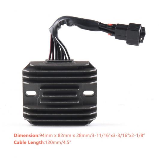 オートバイ 12V 整流器 電圧 レギュレーター チャージャー アダプタ 適用: スズキ GSXR600 GSXR700 GSXR1000 GSXR GSX 600 750 1000 R K6 K7 K8 ブラック AL-RR-6422 AL Car parts