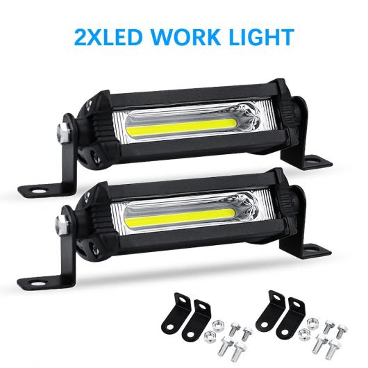 2ピース 4インチ 9W 合金 ワーク ライト 12V 24V LED スポットライト スクエア ラウンド オート トラック オフ ロード ミニ LED バー オフロード アクセサリー 2ピース AL-RR-6551 AL Car parts