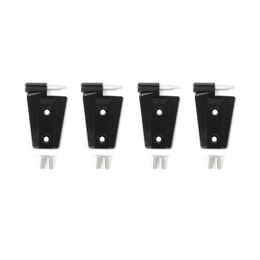 ドア ヒンジ カバー エンジン フード ヒンジ プロテクター トリム カバー ステッカー アクセサリー 適用: ジープ/JEEP ラングラー JK 2007-2017 2ドア 4ピース AL-RR-2256 AL Exterior parts for cars 26,852円