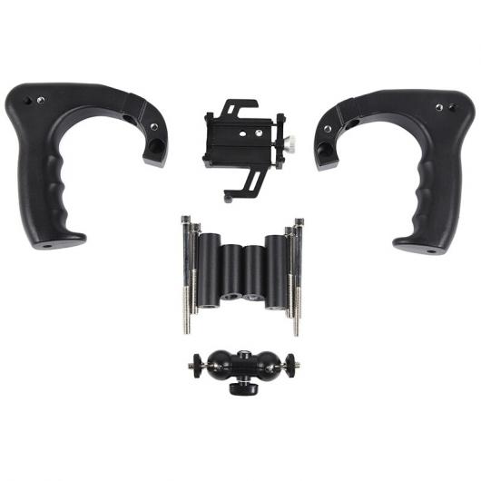 フロント ドア トップ グリップ ハンドル アンチ-シェイク 電話 アルミニウム 合金 アクセサリー 適用: ジープ/JEEP ラングラー JK 2007-2017 ブラック B AL-RR-2283 AL Interior parts for cars