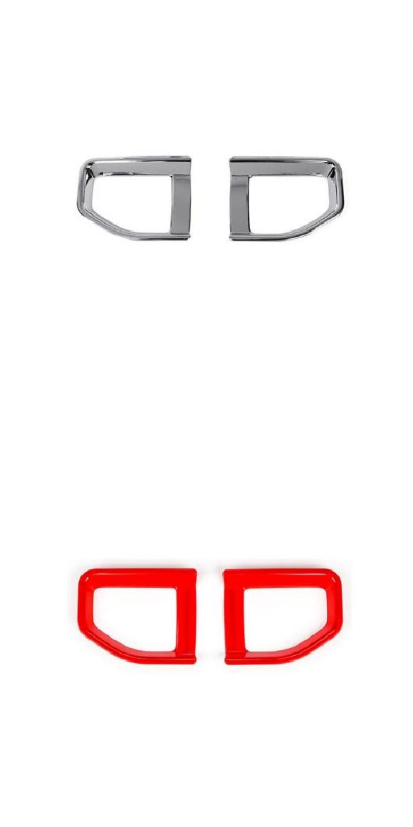 エクステリア アクセサリー 適用: ジープ/JEEP ラングラー JL リア バンパー フォグライト ランプ インテリア カバー ジープ/JEEP ラングラー JL 2018 B クローム・B レッド AL-RR-2233 AL Exterior parts for cars｜オートパーツエージェンシー
