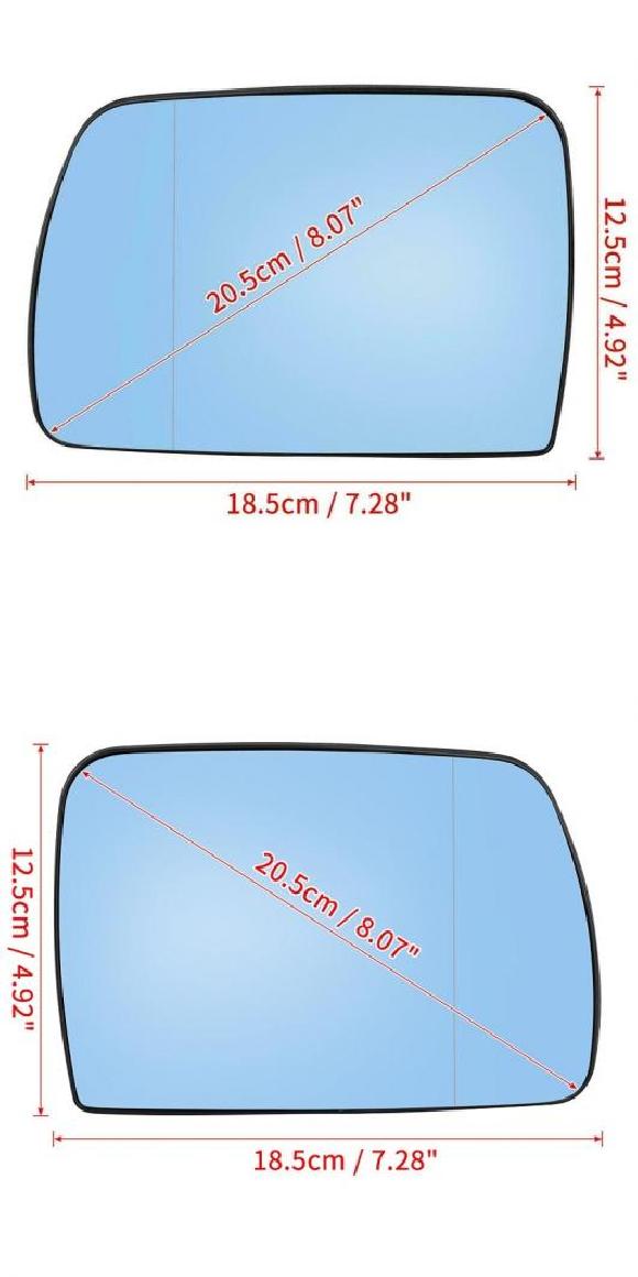 バックミラー サイド ヒーテッド ミラー ガラス 適用: BMW E53 X5 99-06 左/右 ヒーテッド ミラー 51168408810 51168408797 左・右 AL-SS-0331 AL Car parts