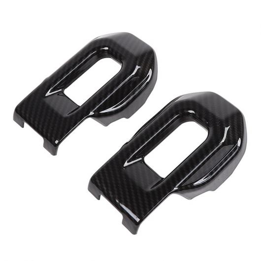 ABS フロント フード ラッチ ロック キャッチ トリム カバー 2/4ドア アクセサリー 適用: ジープ/JEEP グラディエーター JT ラングラー JL 2018-2021 カーボン調 AL-RR-2315 AL Exterior parts for cars