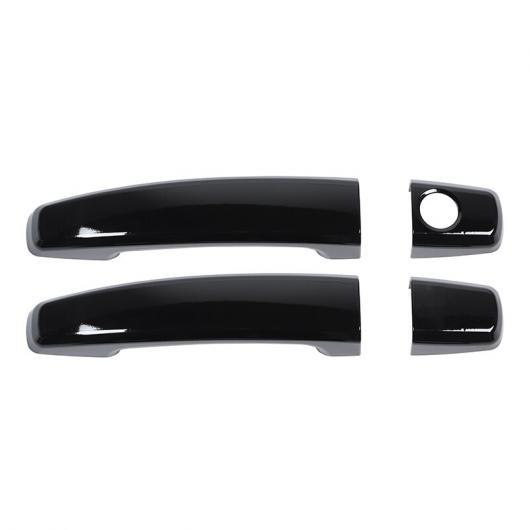 ABS ドア ハンドル 装飾 カバー ステッカー 適用: シボレー/CHEVROLET カマロ 2010 2011 2012 2013 2014 2015 エクステリア アクセサリー ブラック AL-RR-2339 AL Exterior parts for cars