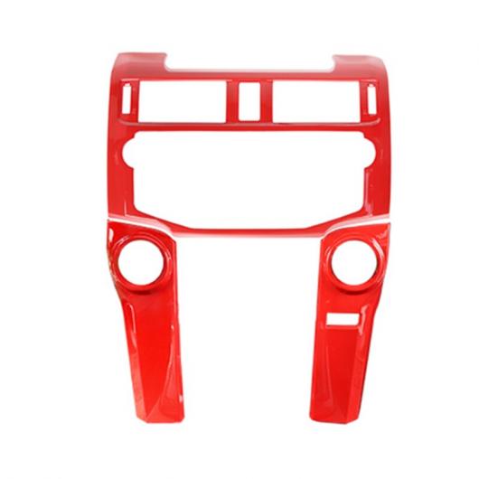 セントラル コントロール ナビゲーション GPS パネル 装飾 カバー トリム ステッカー インテリア アクセサリー 適用: トヨタ フォーランナー 2010-2021 レッド AL-RR-2343 AL Interior parts for cars