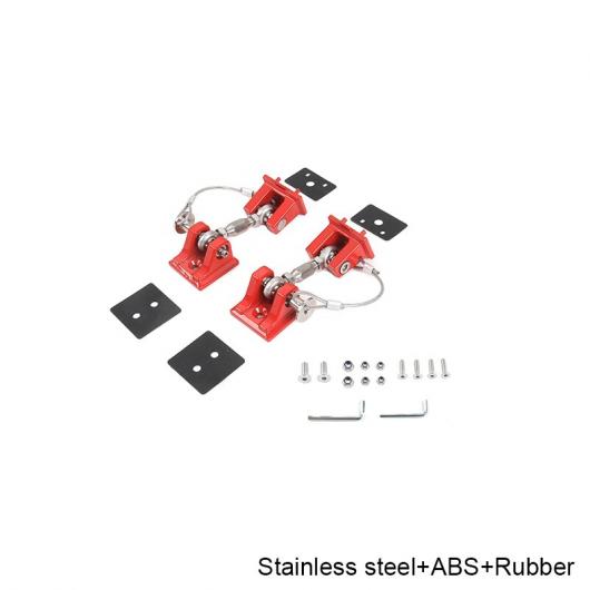 レトロ スタイル ロック フード エンジン フード ラッチ キャッチ ロック 装飾 カバー アクセサリー 適用: ジープ/JEEP ラングラー JK 2007-2017 レッド AL-RR-2359 AL Exterior parts for cars
