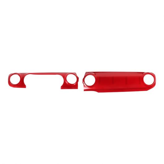 ダッシュボード センター コントロール パネル 装飾 カバー アクセサリー 適用: ジープ/JEEP ラングラー JL グラディエーター JT 2018 2019 2020 2021 レッド AL-RR-2388 AL Interior parts for cars