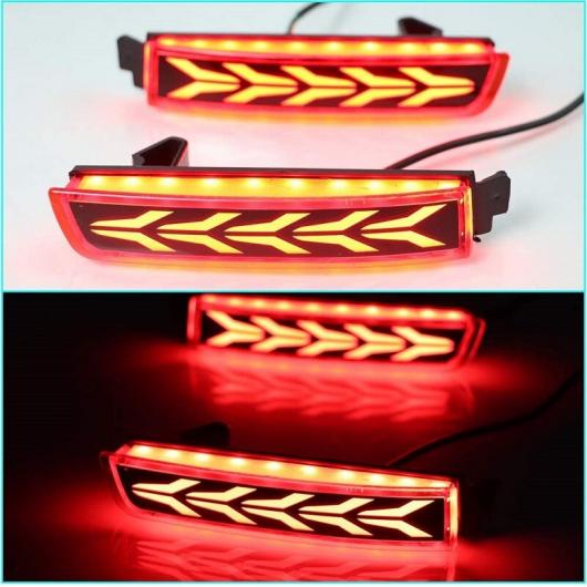 1ペア LED リア バンパー リフレクター テール ブレーキ ライト 適用: 日産 キックス セントラ 2013-2019 テール バンパー ライトセット 2ピース AL-SS-0485 AL Car parts