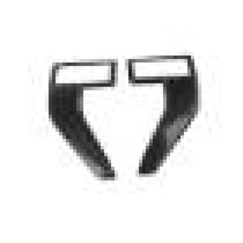 2ピース フロント フェンダー サイド 吹き出し口 トリム カバー オーバーレイ 適用: フォード/FORD F-150 F150 2021 2022 シャークギル サイド 吹き出し口 ステッカー ブラック AL-SS-0718 AL Car parts