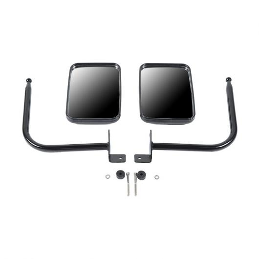 フロント フード ヒンジ サイド バックミラー ミラー エクステリア アクセサリー 適用: ジープ/JEEP ラングラー JL グラディエーター JT 2018 2019 2020 2021 ブラック AL-RR-2429 AL Exterior parts for cars
