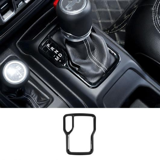 エクステリア ブラック ステッカー セントラル コントロール 装飾 カバー トリム アクセサリー 適用: ジープ/JEEP ラングラー JL 2018-2022 ギア シフト インテリア AL-RR-2433 AL Interior parts for cars